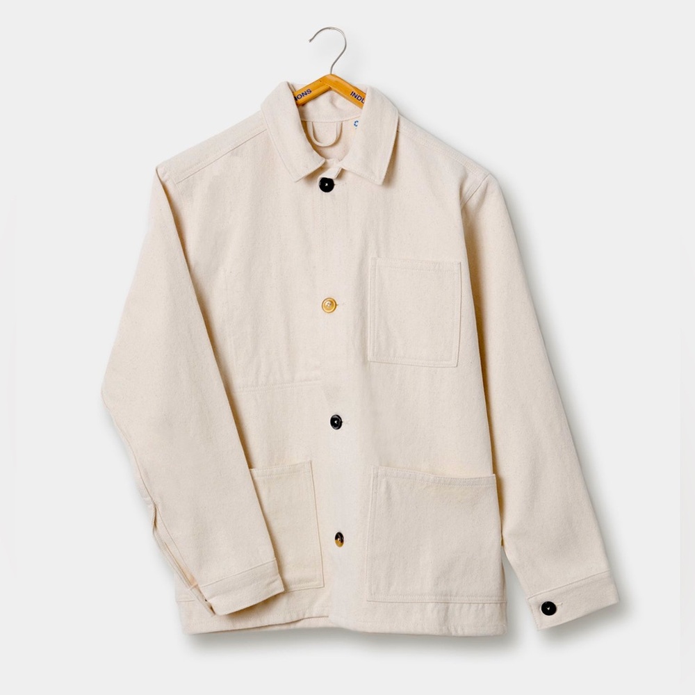 IOAN - Industry of All Nations: New Work Jacket (Denim: Cream/CoCo)